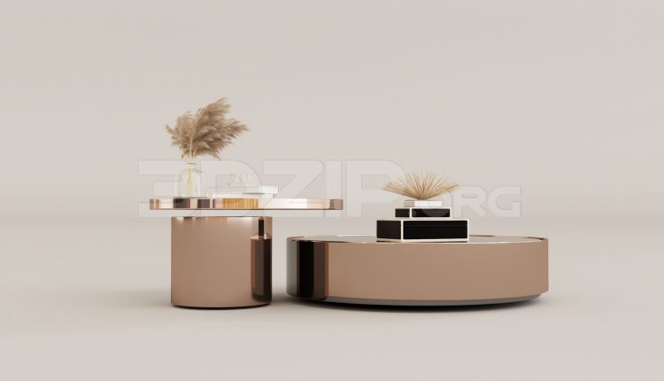 16048. Free 3ds Max Tea Table Model Download (1)