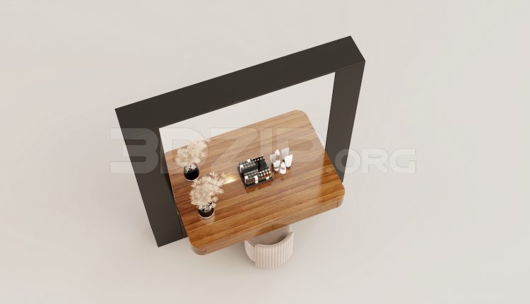 16049. Free 3ds Max Dressing Table Model Download (2)
