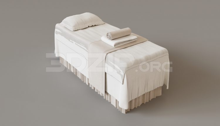 16058. Free 3ds Max Spa Bed Model Download (2)