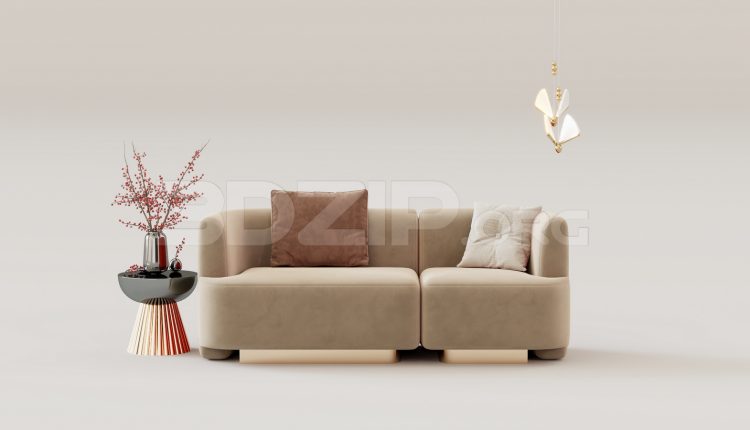 16059. Free 3ds Max Sofa Model Download (1)