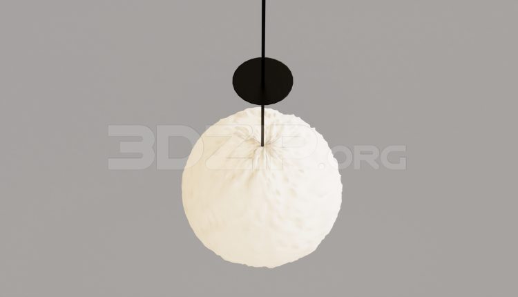 16064. Free 3ds Max Ceiling Light Model Download (2)