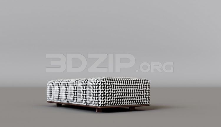 16101. Free 3ds Max Stool Model Download (1)