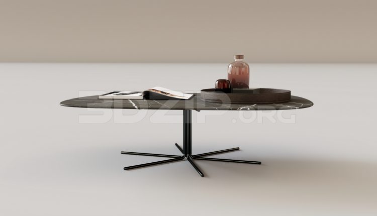 16110. Free 3ds Max Tea Table Model Download (1)