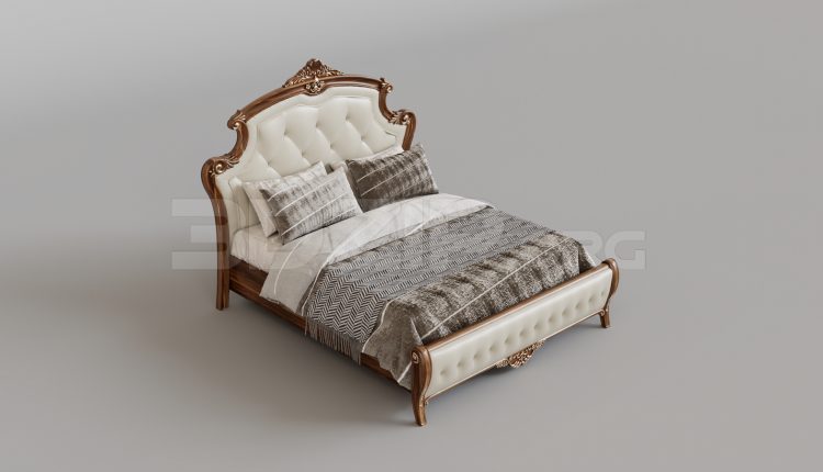 16114. Free 3ds Max Bed Model Download (2)