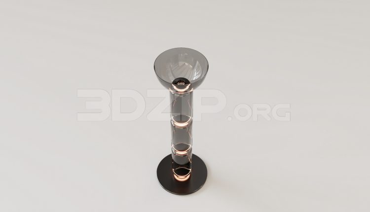 16118. Free 3ds Max Floor Lamp Model Download (2)