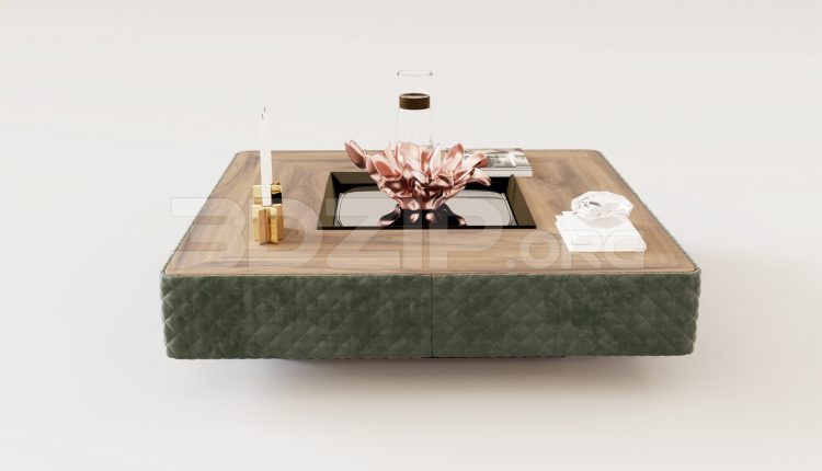 16122. Free 3ds Max Tea Table Model Download (1)
