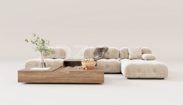 16128. Free 3ds Max Sofa Model Download (1)