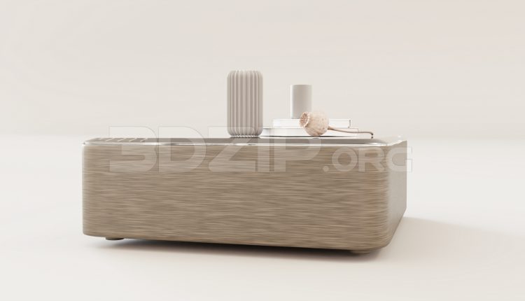 16154. Free 3ds Max Tea Table Model Download (1)