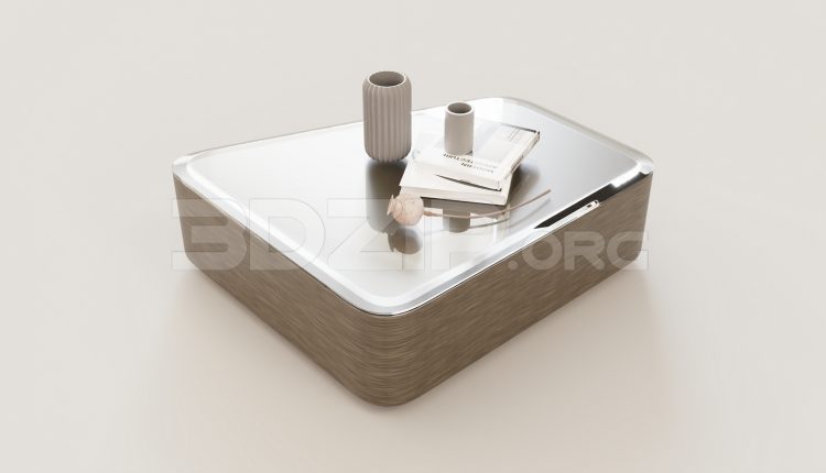 16154. Free 3ds Max Tea Table Model Download (2)