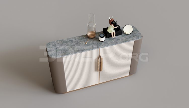16182. Free 3ds Max Display Cabinets Model Download (2)