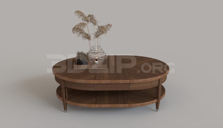 16191. Free 3ds Max Tea Table Model Download (1)