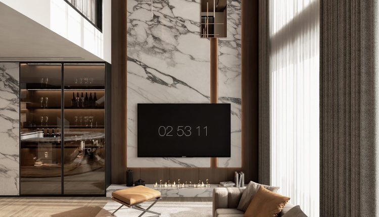 13785. 3ds Max Living Room – Kitchen Interior Model Download By Trung Hau Tran (11)