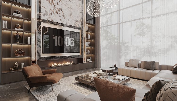 13786. 3ds Max Living Room – Kitchen Interior Model Download By Nguyen Huu Cong (4)