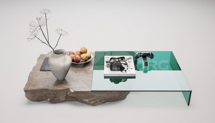 16215. Free 3ds Max Tea Table Model Download (1)