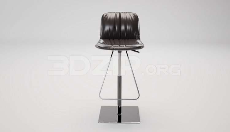 16216. Free 3ds Max Bar Stool Model Download (2)