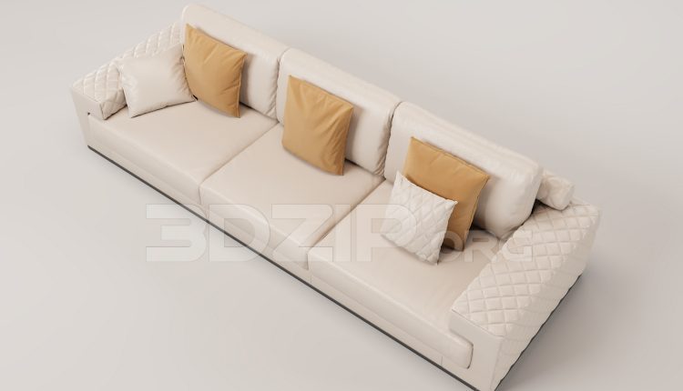 16227. Free 3ds Max Sofa Model Download (1)