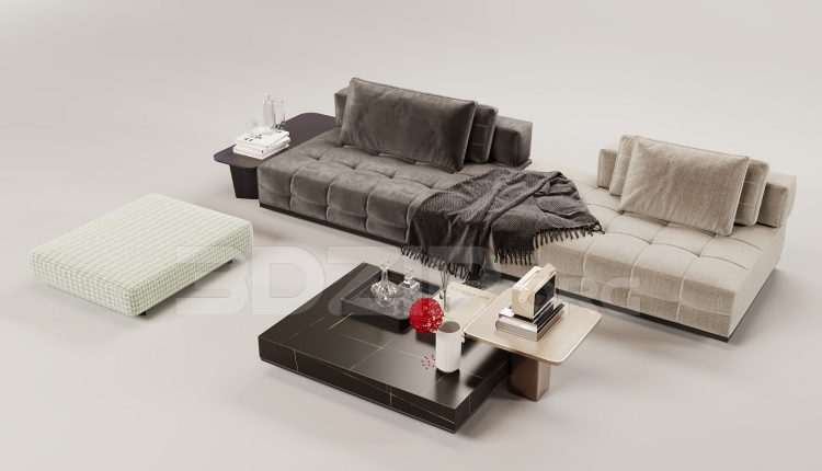 16235. Free 3ds Max Sofa Model Download (1)