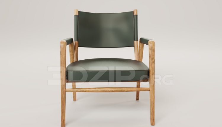 16241. Free 3ds Max Armchair Model Download (2)