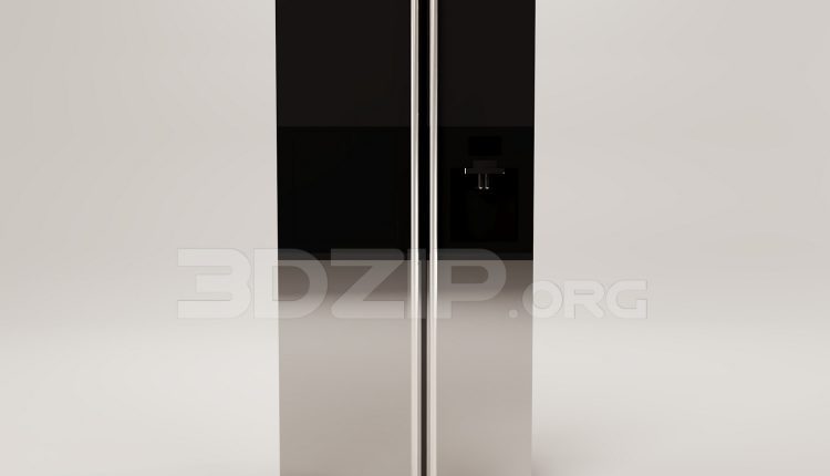 16244. Free 3ds Max Refrigerator Model Download (2)