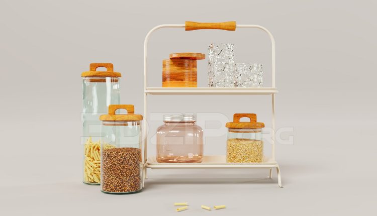 16250. Free 3ds Max Tableware Kitchen Model Download (1)