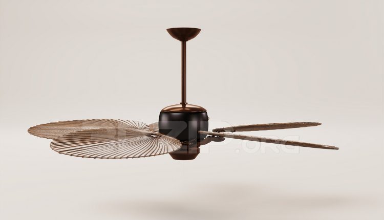 16253. Free 3ds Max Ceiling Fans Model Download (2)