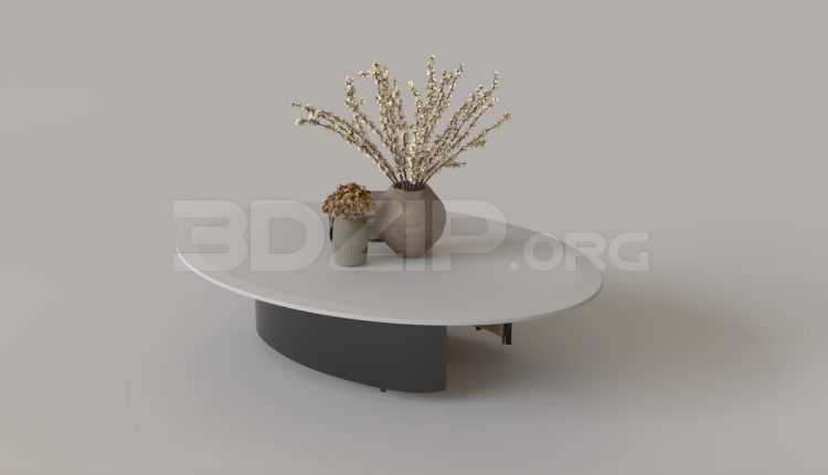 16261. Free 3ds Max Tea Table Model Download (1)