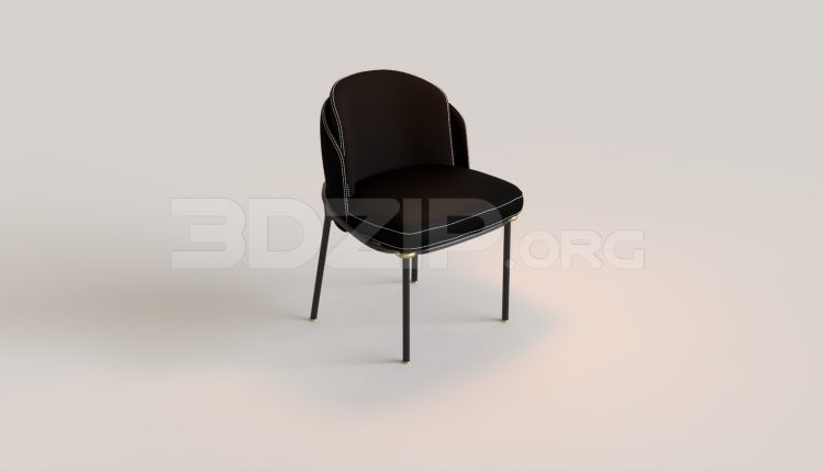 16289. Free 3ds Max Chair Model Download (1)