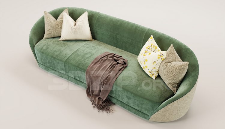 16307. Free 3ds Max Sofa Model Download (1)