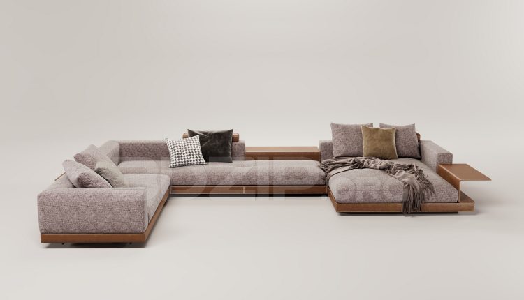 16319. Free 3ds Max Sofa Model Download (2)