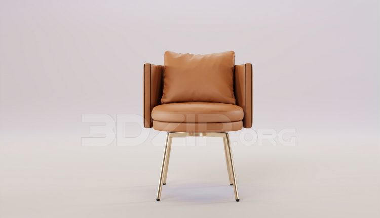 16332. Free 3ds Max Chair Model Download (1)