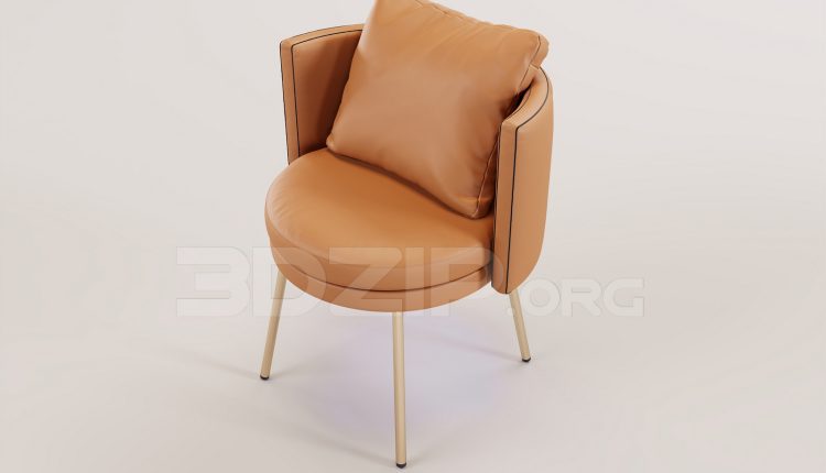 16332. Free 3ds Max Chair Model Download (2)