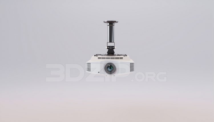 16371. Free 3ds Max Projector Model Download (1)
