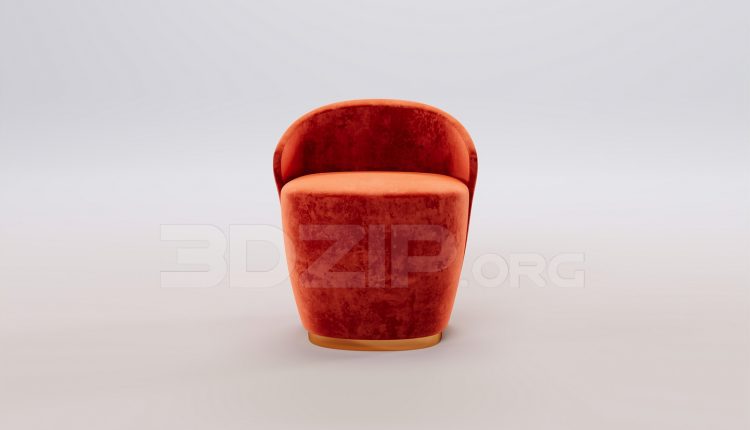 16385. Free 3ds Max Chair Model Download (1)