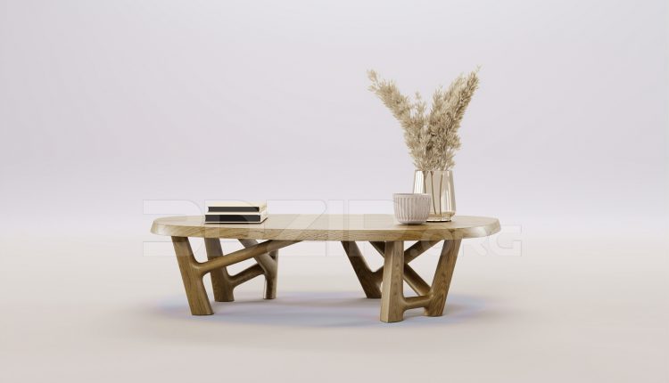 16388. Free 3ds Max Tea Table Model Download (2)