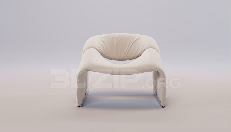 16393. Free 3ds Max Chair Model Download (2)