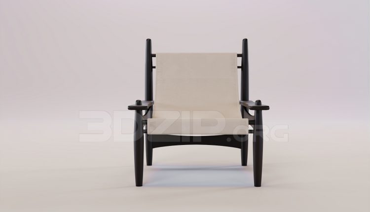 16397. Free 3ds Max Armchair Model Download (2)