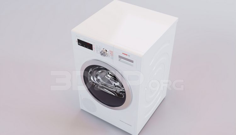 16404. Free 3ds Max Washing Machine Model Download (1)