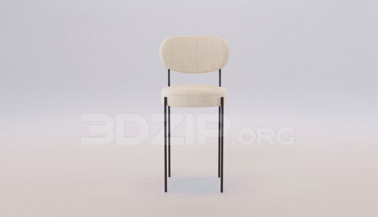 16420. Free 3ds Max Bar Stool Model Download (1)