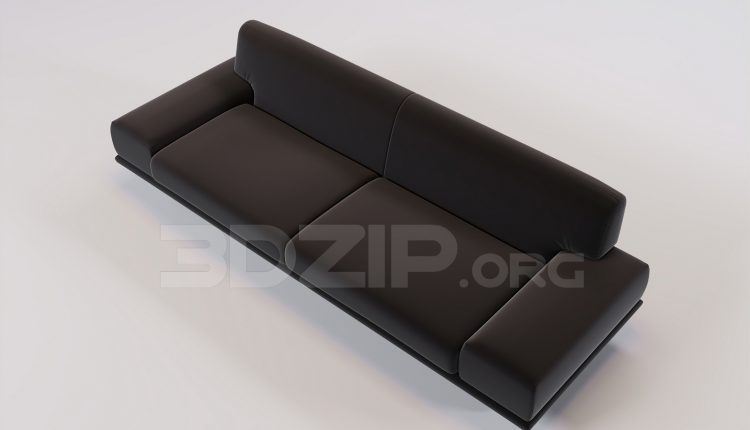 16433. Free 3ds Max Sofa Model Download (1)