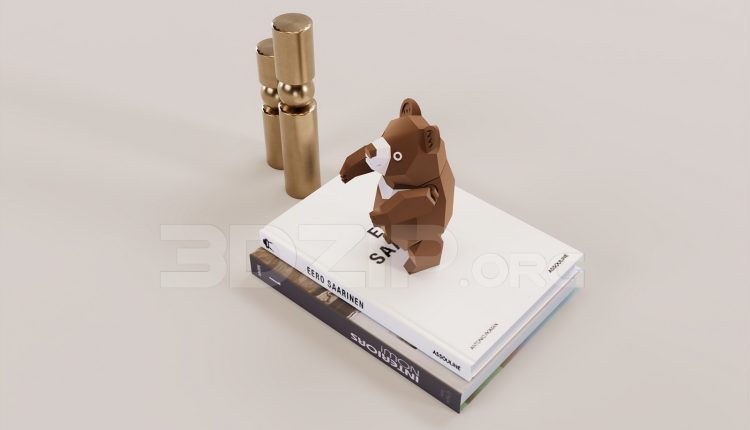 16441. Free 3ds Max Decorative Set Model Download (1)