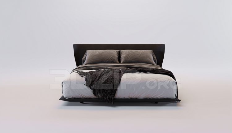 16443. Free 3ds Max Bed Model Download (2)