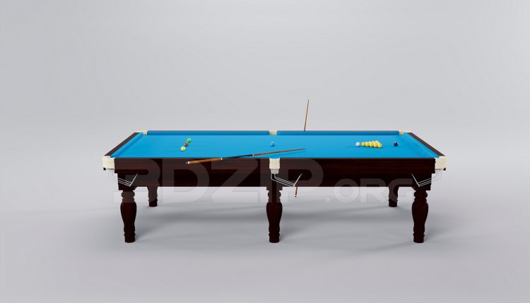 16448. Free 3ds Max Billiard Model Download (1)