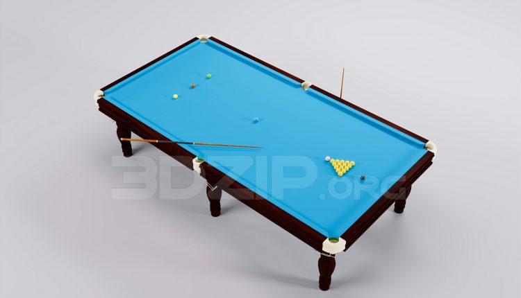16448. Free 3ds Max Billiard Model Download (2)