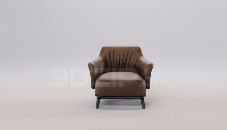 16463. Free 3ds Max Armchair Model Download (2)
