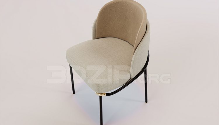 16471. Free 3ds Max Chair Model Download (1)