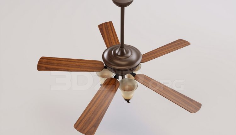 16482. Free 3ds Max Ceiling Fans Model Download (1)