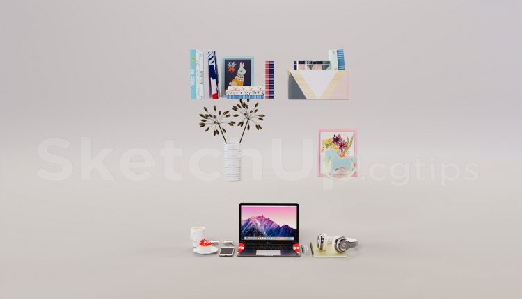 16486. Free 3ds Max Full Furniture Set Model Download (1)