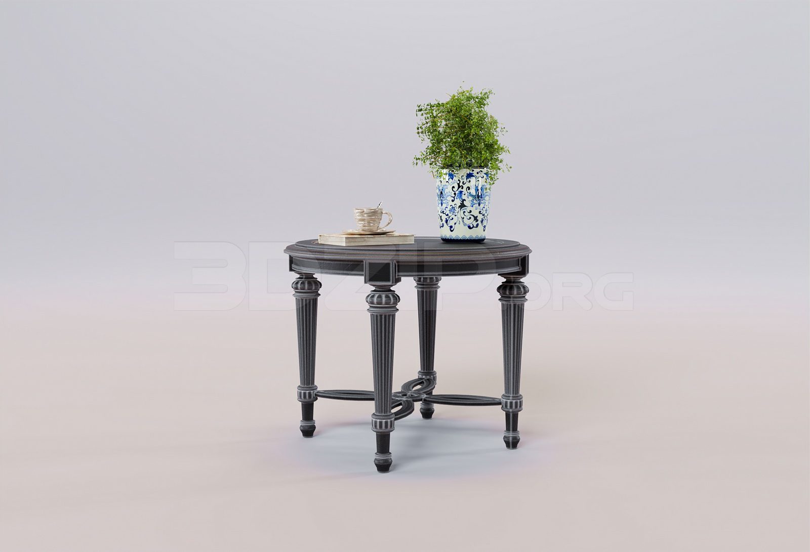 20075. Free 3ds Max Console Table Model Download (2)