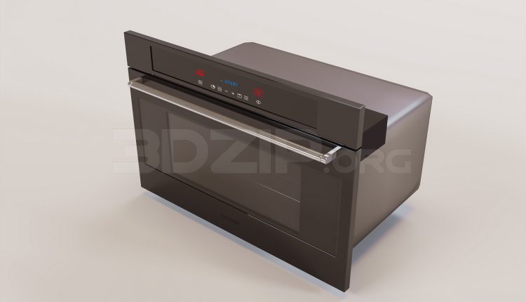 20085. Free 3ds Max Microwave Oven Model Download (1)