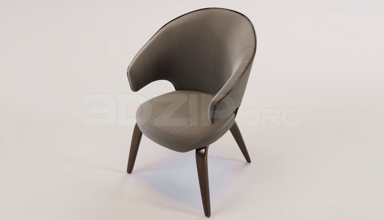 20087. Free 3ds Max Chair Model Download (1)